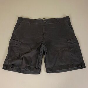 Lee Extreme Comfort Performance Series Cargo Shorts Men's Size 46 Black Stretch